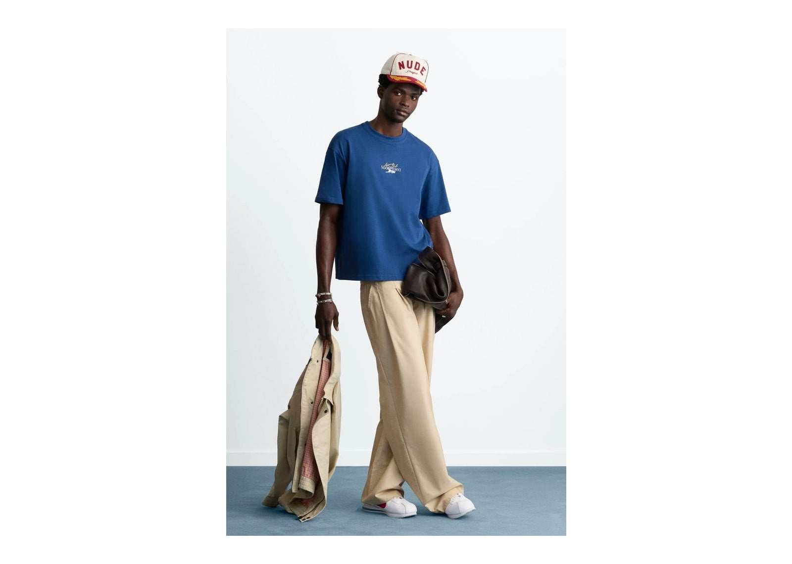 Nude Project Belfort Tee Navy - görsel 4