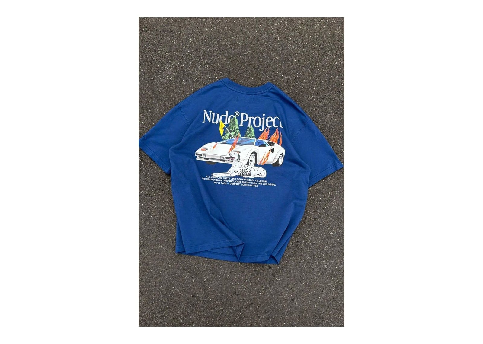 Nude Project Belfort Tee Navy - görsel 7