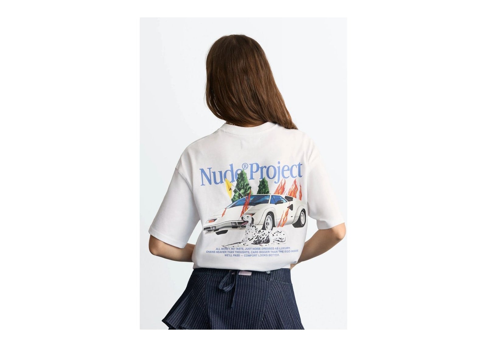 Nude Project Belfort Tee White - görsel 10