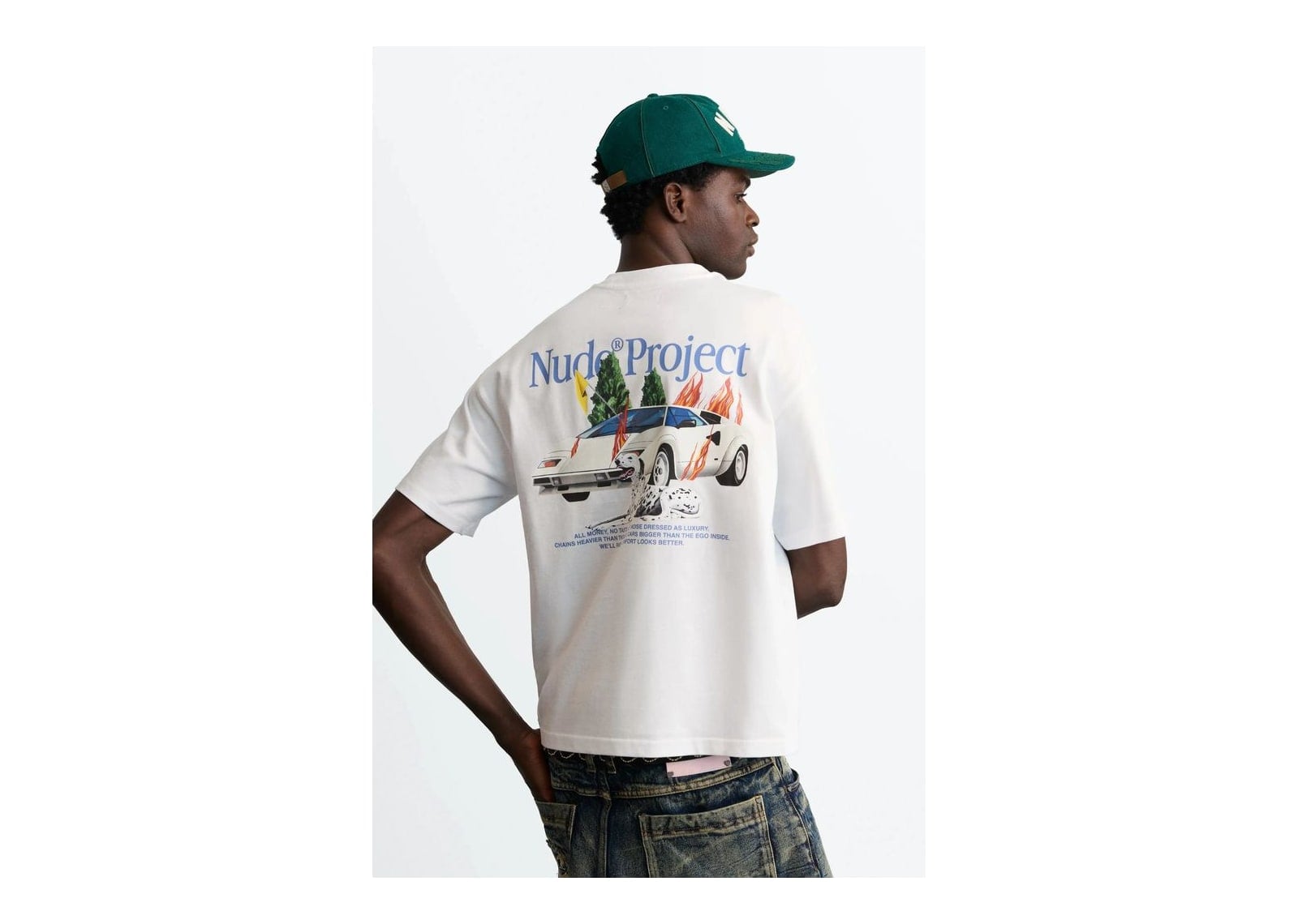 Nude Project Belfort Tee White - görsel 5