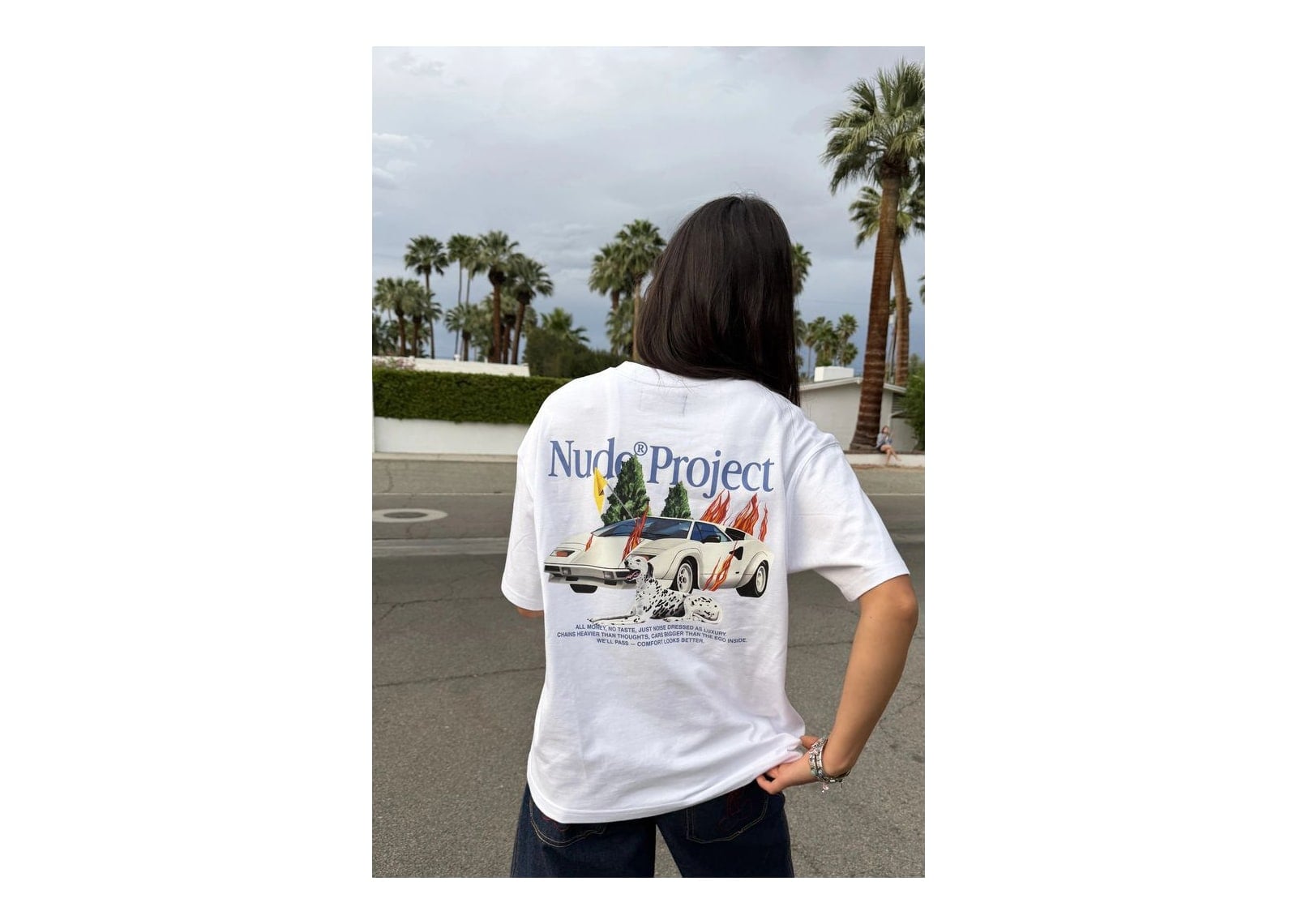 Nude Project Belfort Tee White - görsel 9