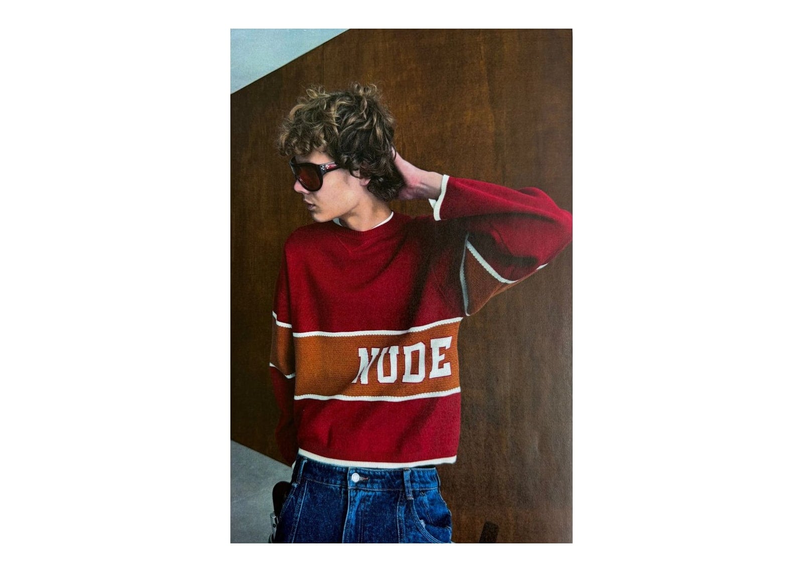 Nude Project Big-Striped Knit Sweater Red - görsel 3