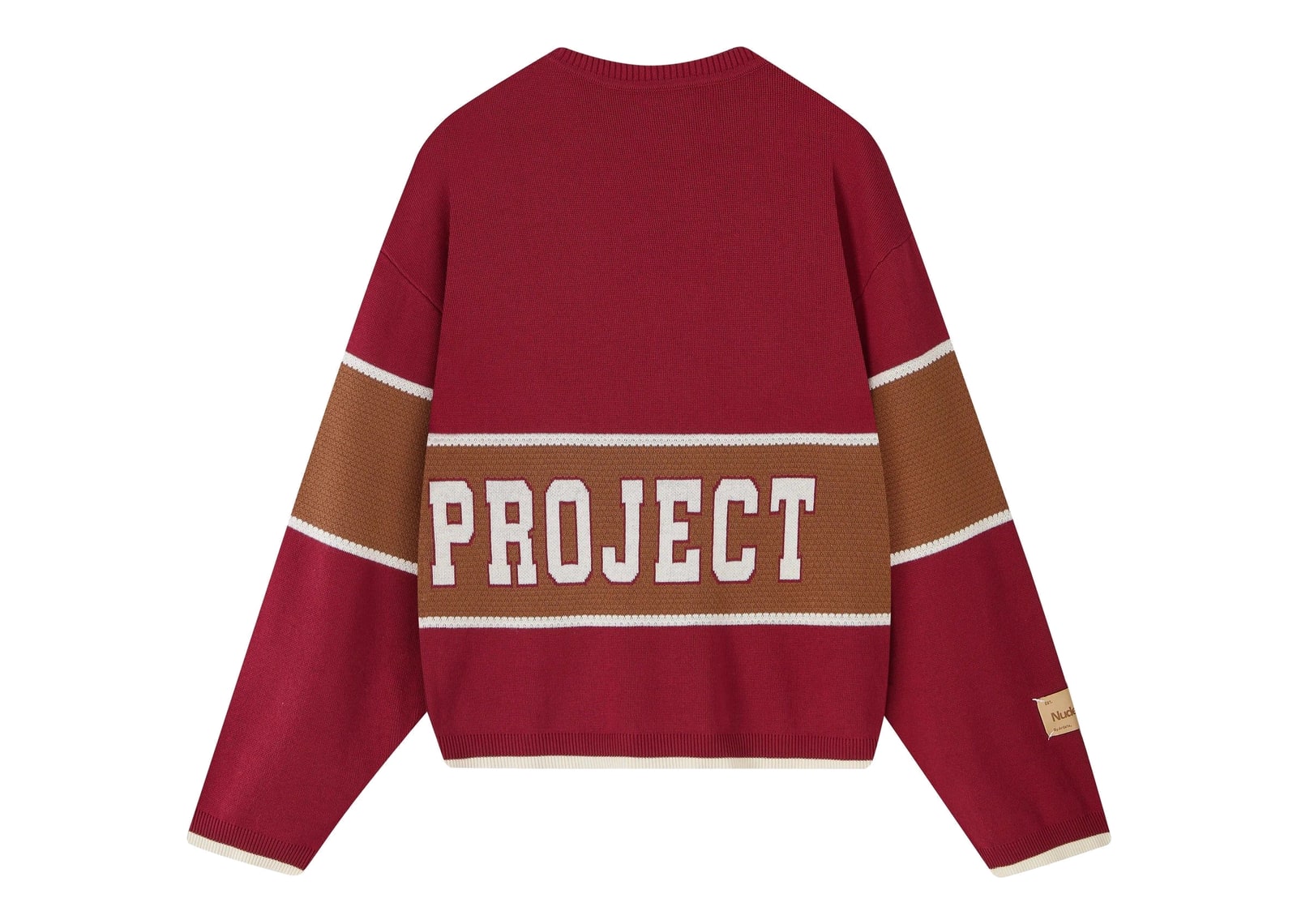 Nude Project Big-Striped Knit Sweater Red - görsel 4