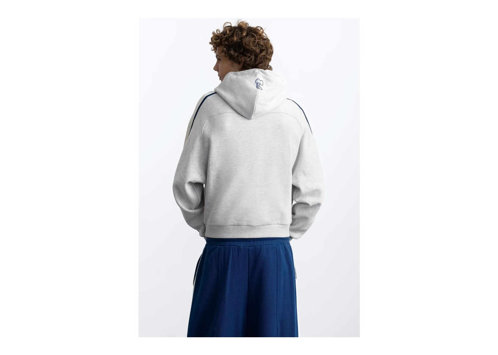 Nude Project Biggie Hoodie Grey Melange - görsel 13