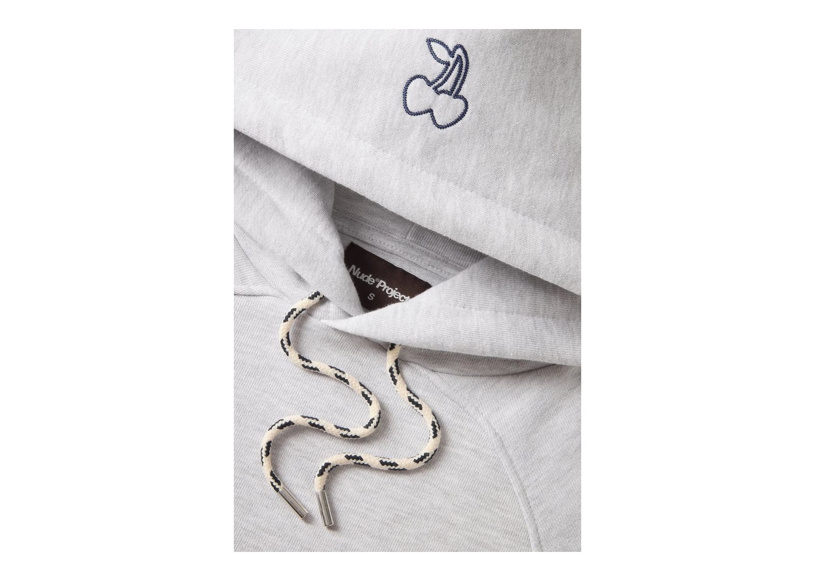 Nude Project Biggie Hoodie Grey Melange - görsel 15