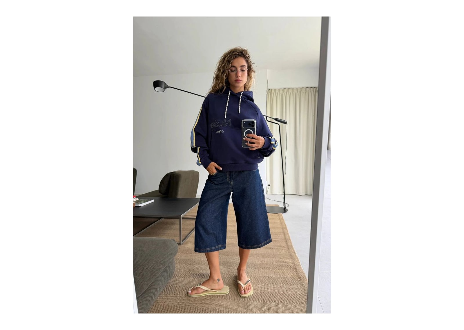 Nude Project Biggie Hoodie Navy - görsel 9