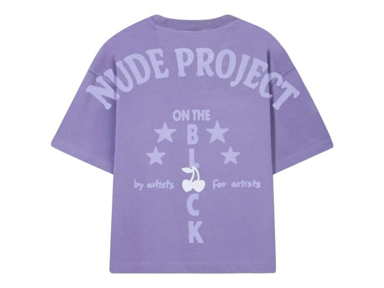 Nude Project Block Tee Purple