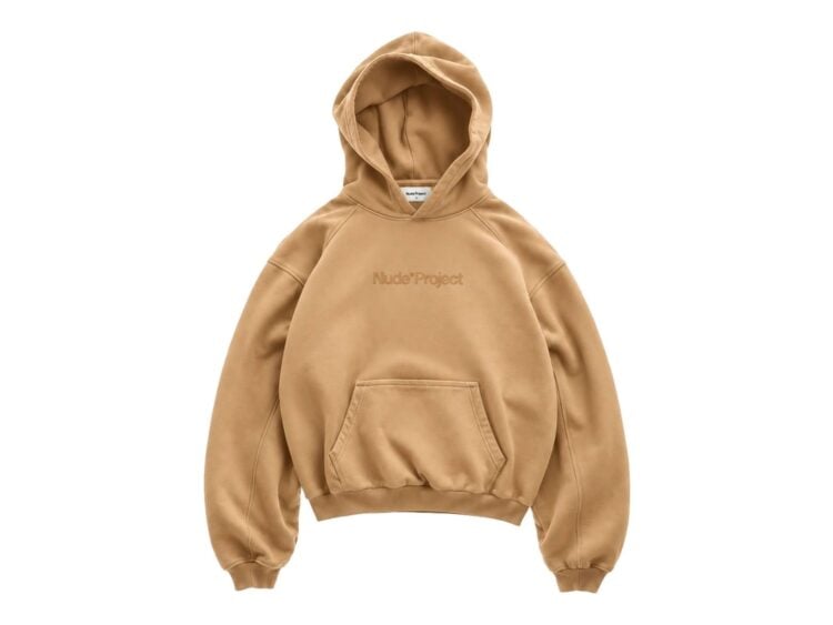 Nude Project Box Logo Hoodie Beige