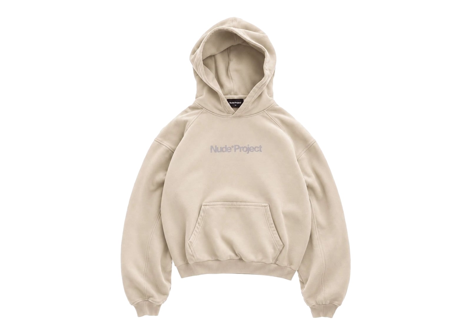 Nude Project Box Logo Hoodie Ivory