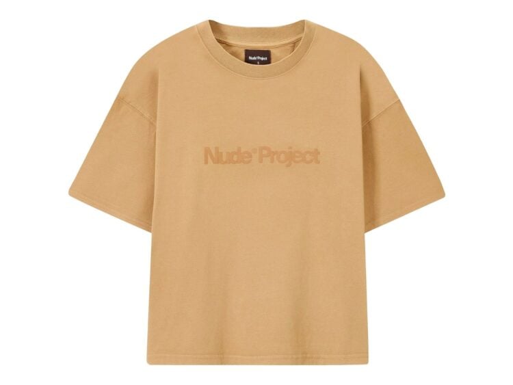 Nude Project Box Logo Tee Brown