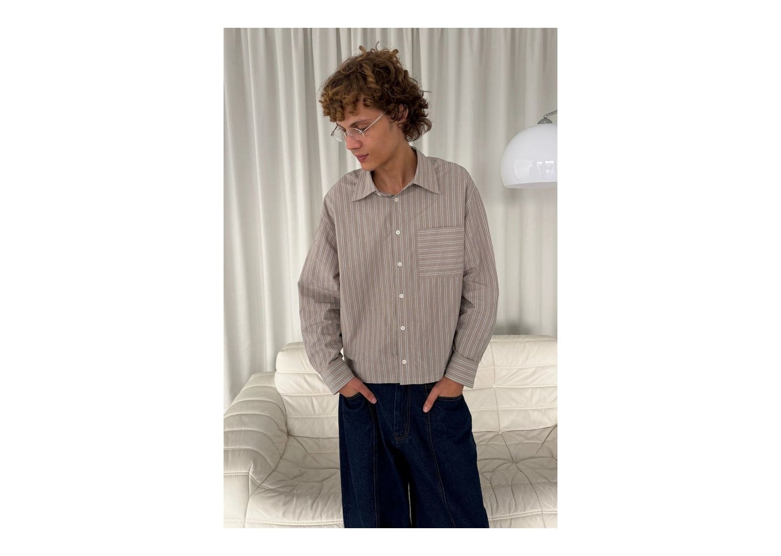 Nude Project Bryant Shirt Brown - görsel 3