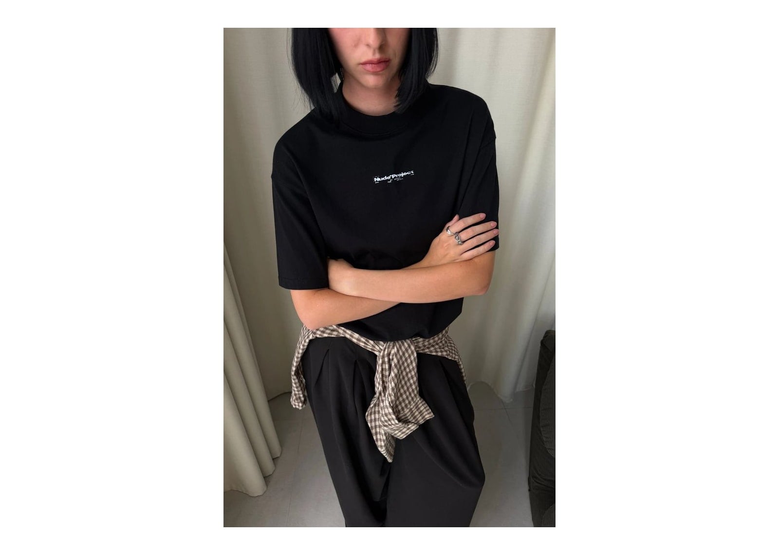 Nude Project Carmin Tee Black - görsel 7