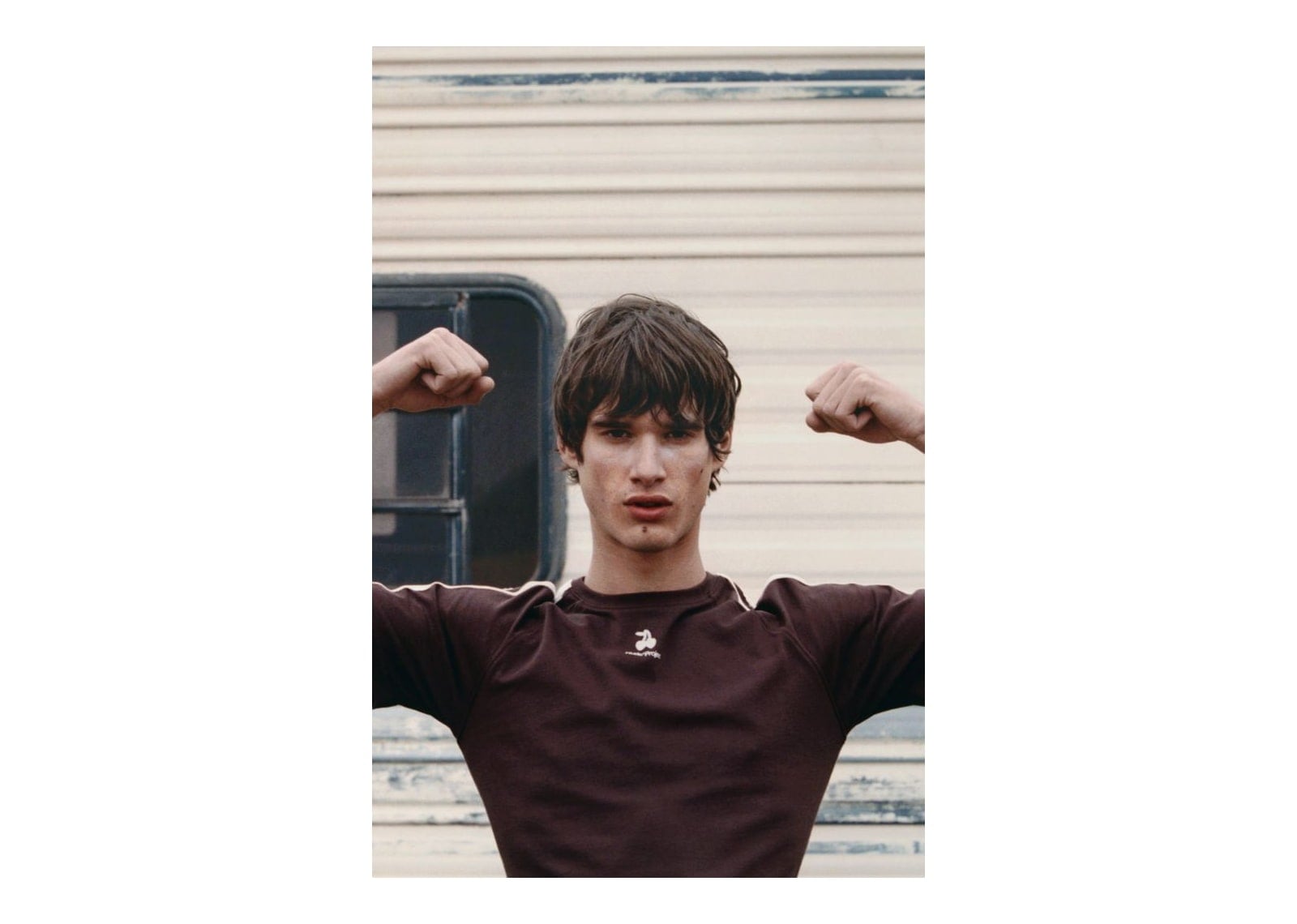 Nude Project Cherry Logo Slim Tee Brown - görsel 4