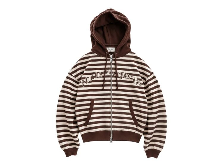 Nude Project Clyde Zip-Up Hoodie Brown