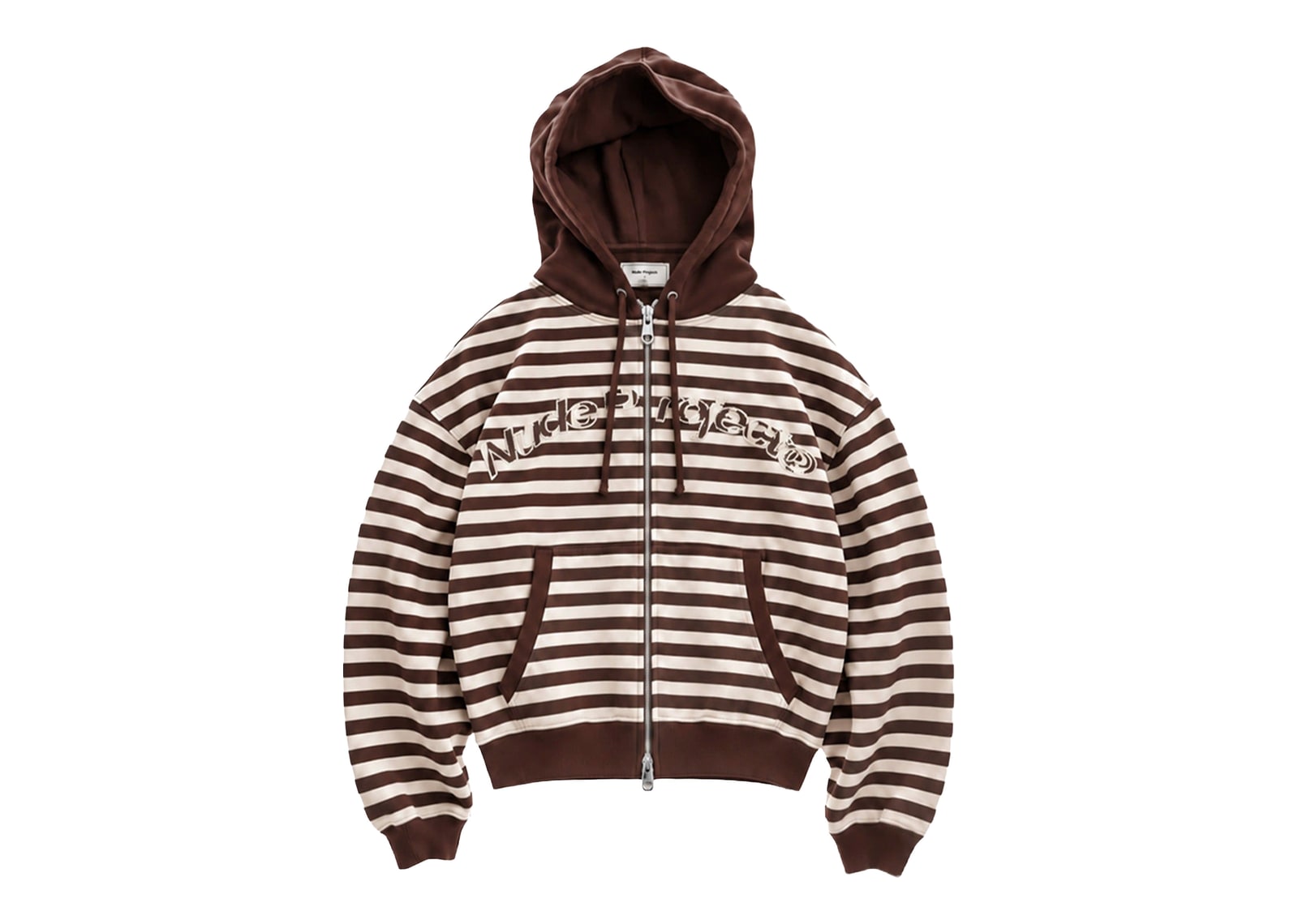Nude Project Clyde Zip-Up Hoodie Brown