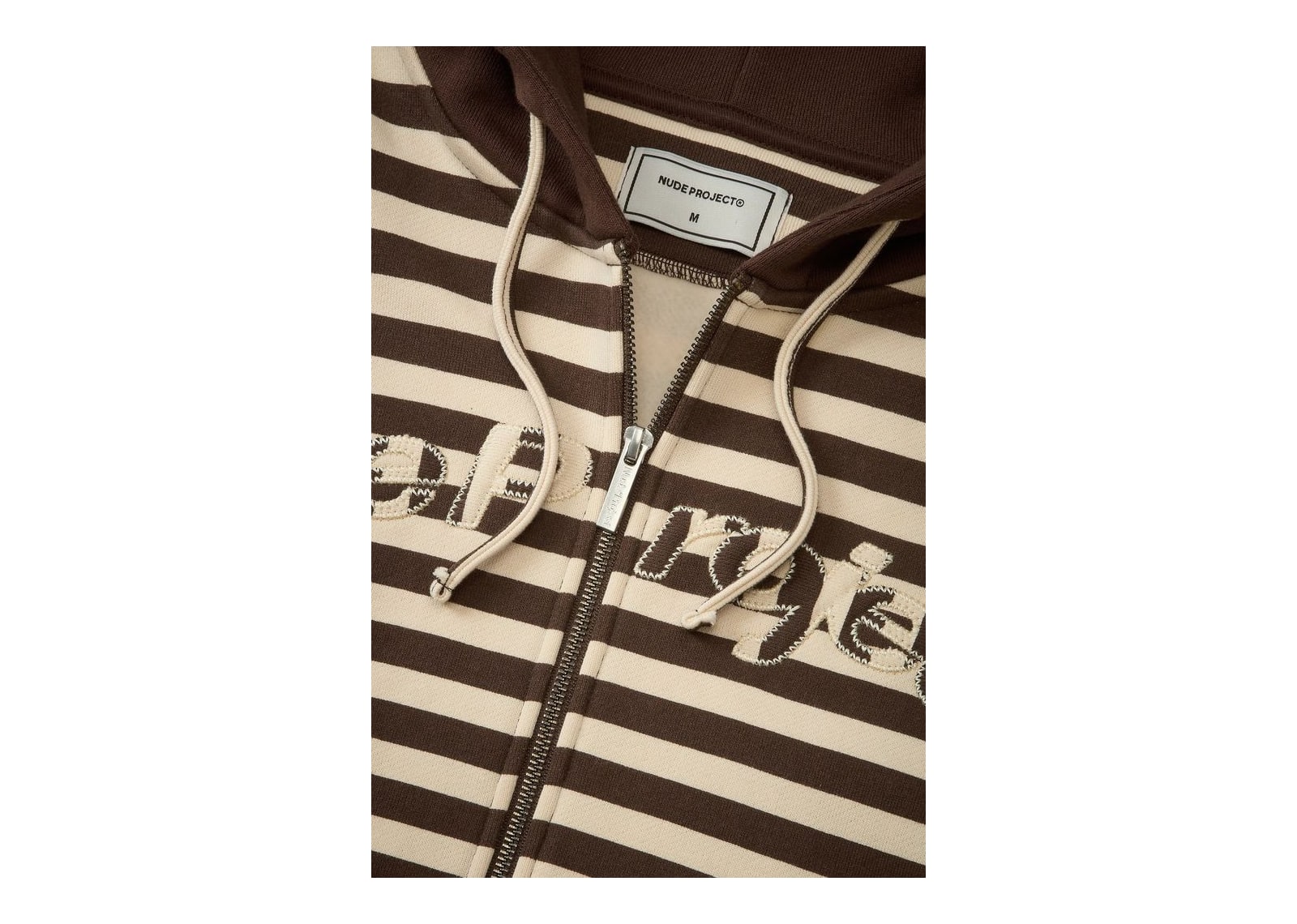 Nude Project Clyde Zip-Up Hoodie Brown - görsel 15