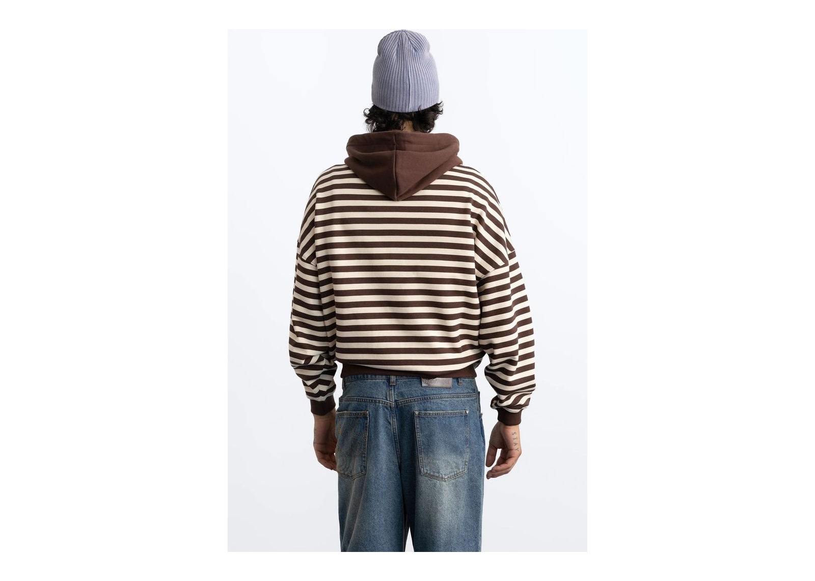 Nude Project Clyde Zip-Up Hoodie Brown - görsel 6