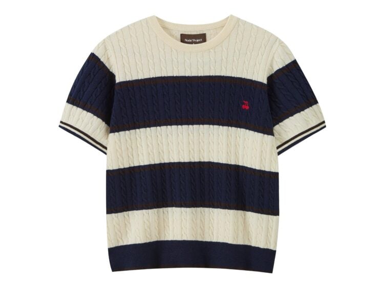 Nude Project Costa Knit Tee Blue