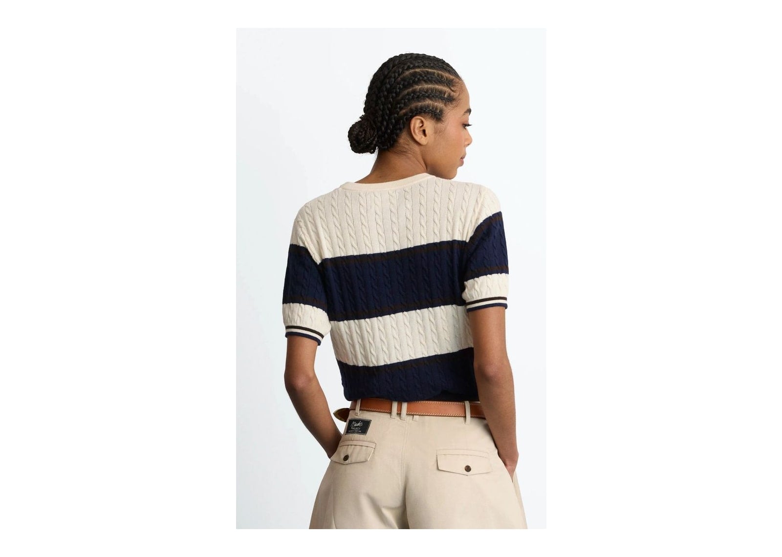 Nude Project Costa Knit Tee Blue - görsel 11