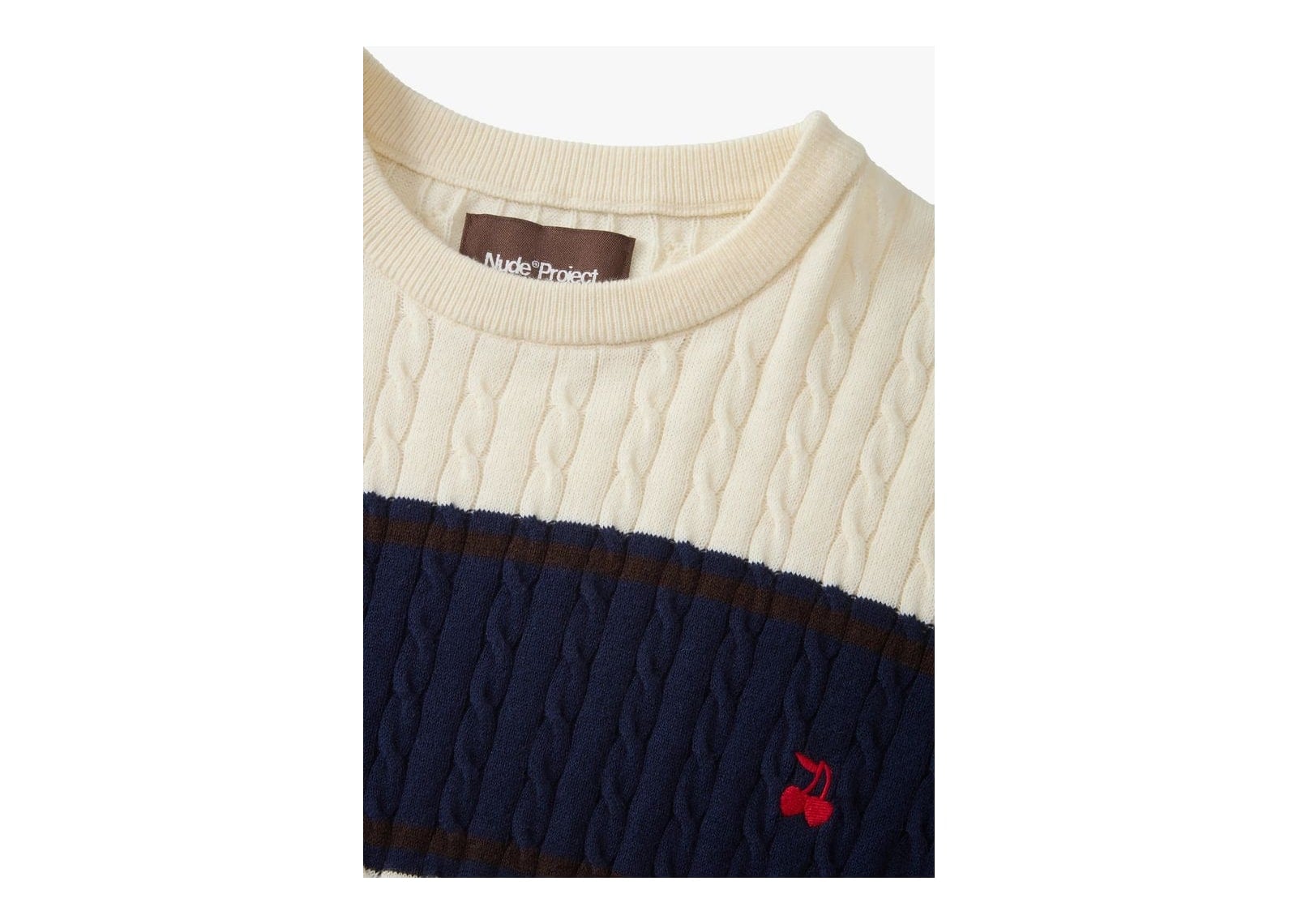 Nude Project Costa Knit Tee Blue - görsel 13