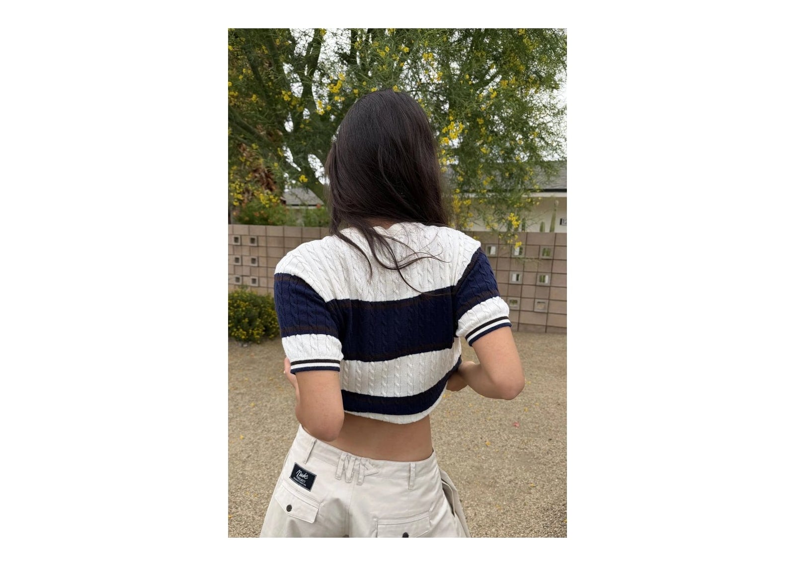 Nude Project Costa Knit Tee Blue - görsel 6