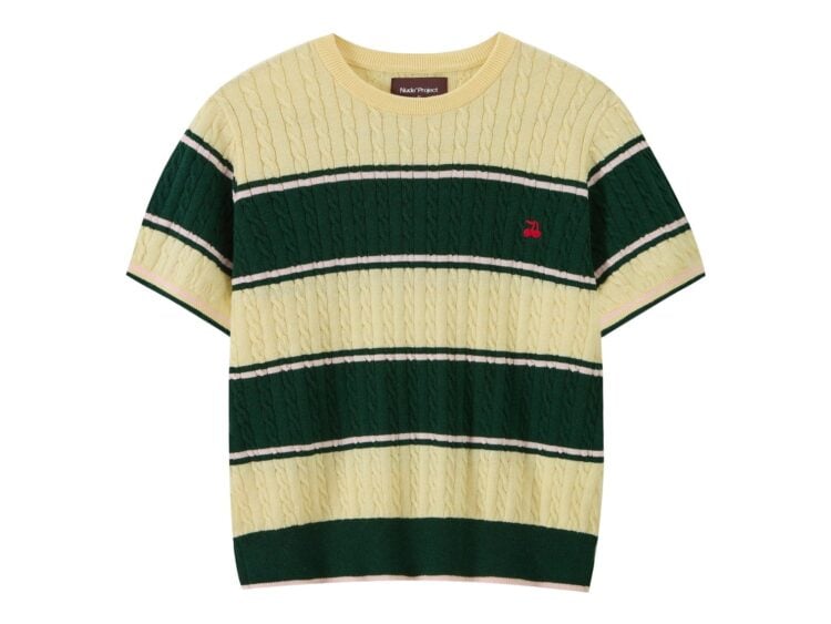 Nude Project Costa Knit Tee Green