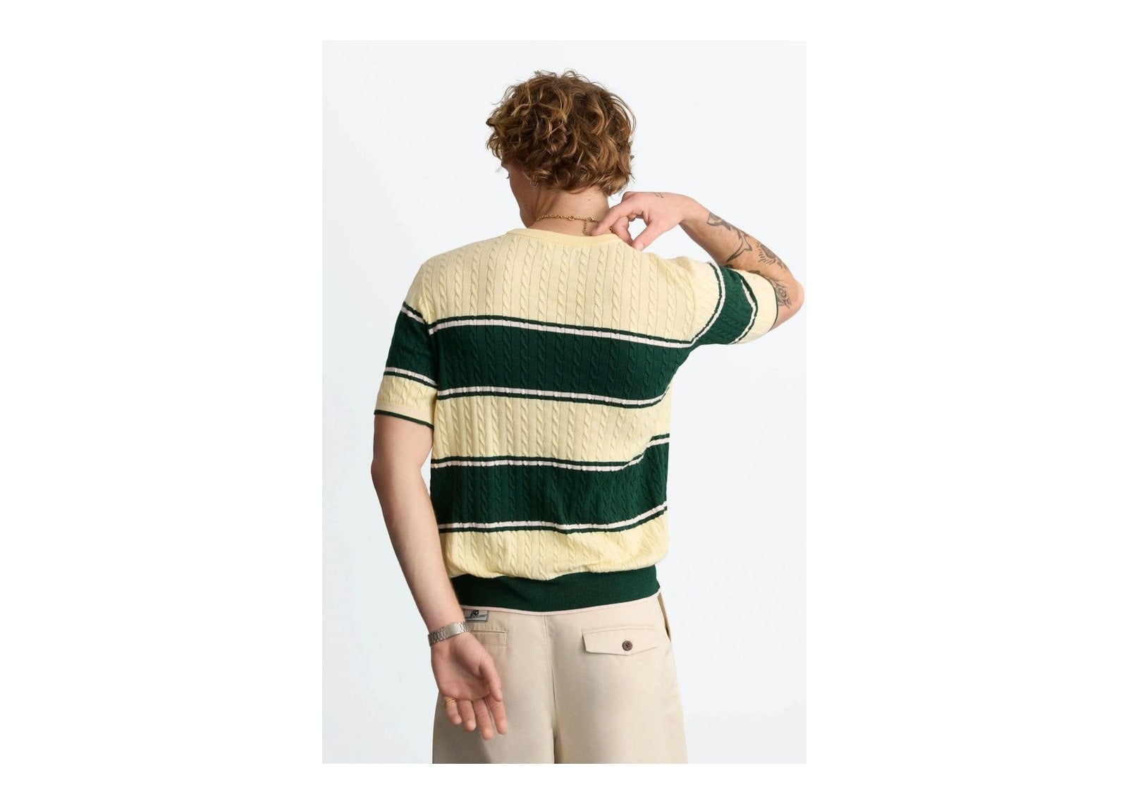 Nude Project Costa Knit Tee Green - görsel 11