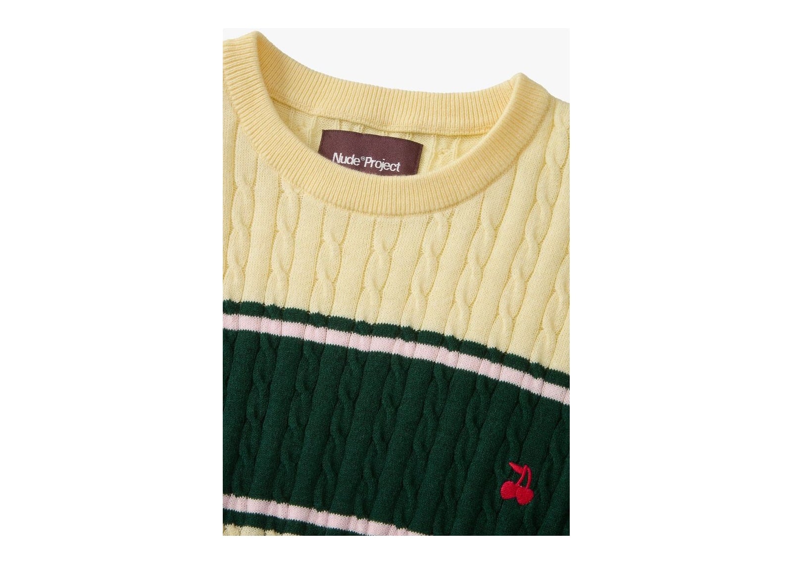Nude Project Costa Knit Tee Green - görsel 12