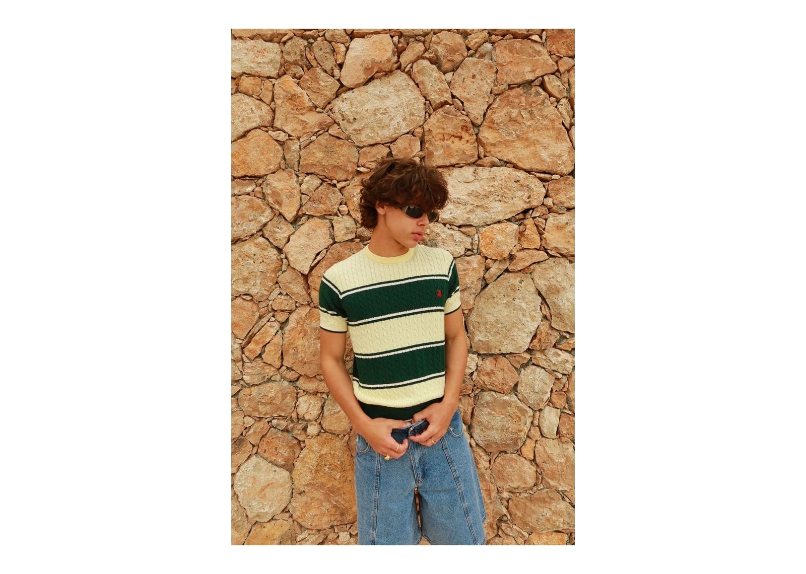 Nude Project Costa Knit Tee Green - görsel 5