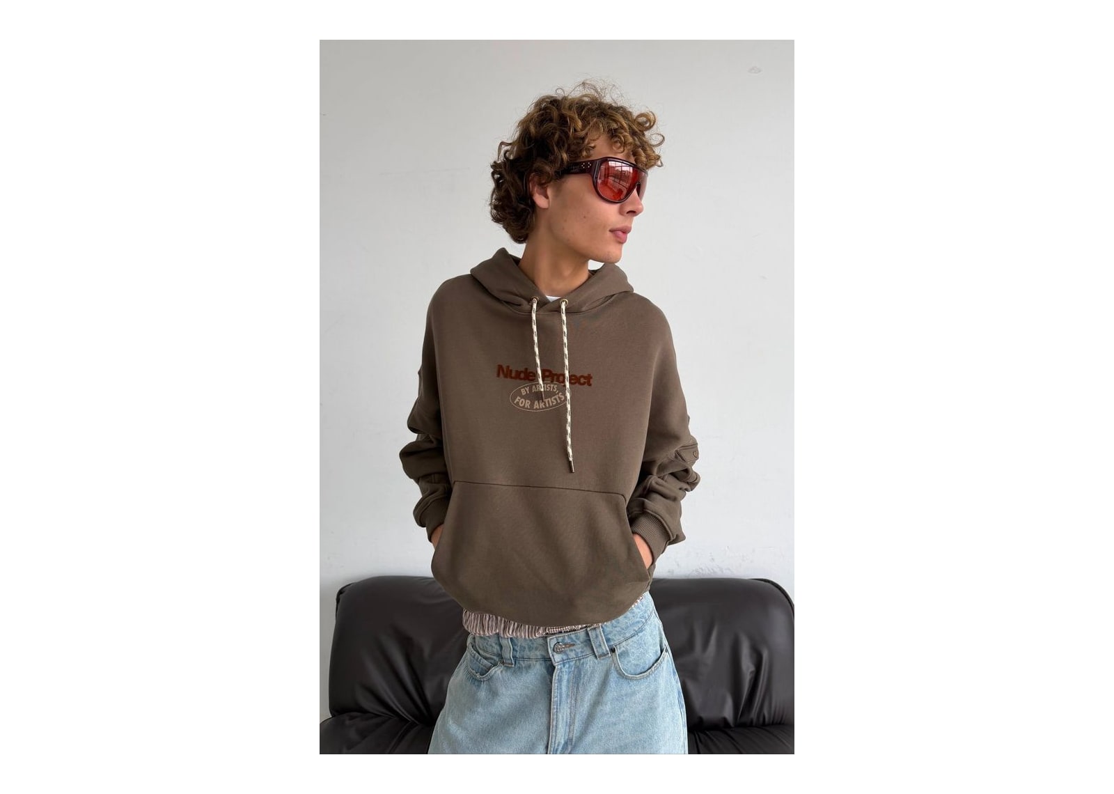 Nude Project Culto Hoodie Brown - görsel 12