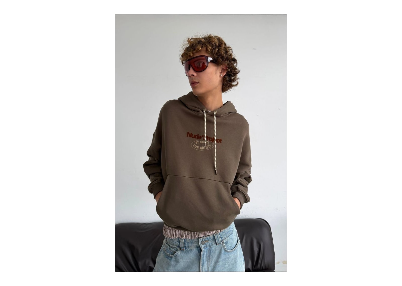 Nude Project Culto Hoodie Brown - görsel 7