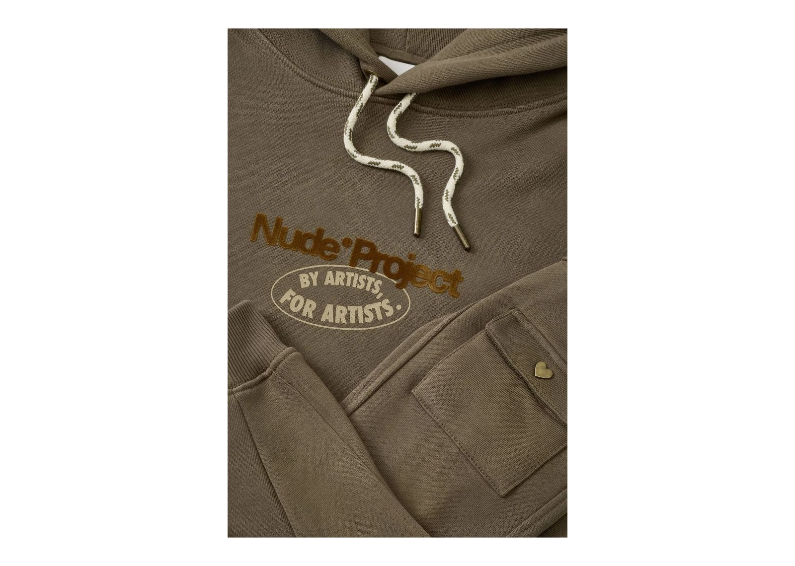 Nude Project Culto Hoodie Brown - görsel 8