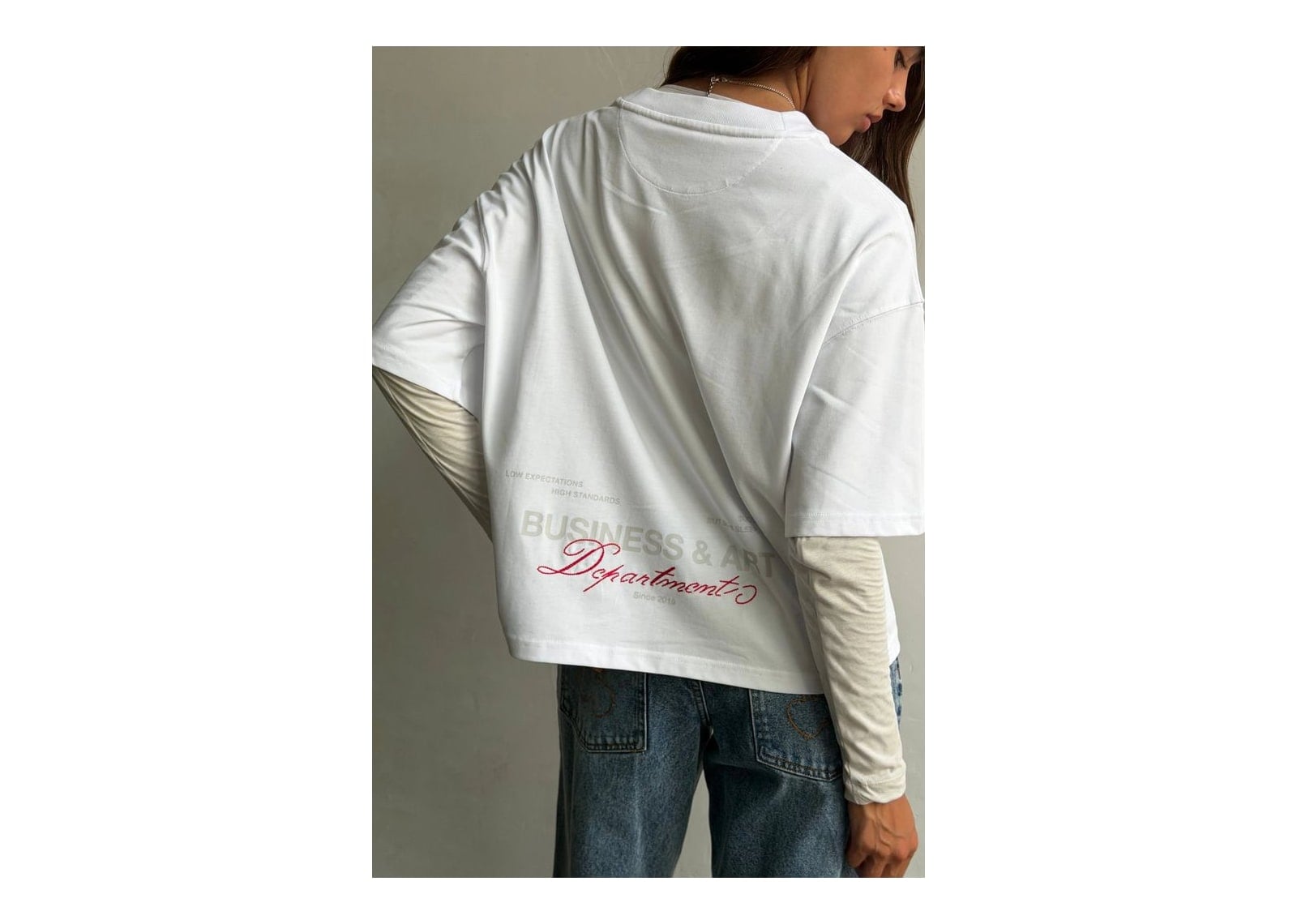 Nude Project Department Tee White - görsel 10
