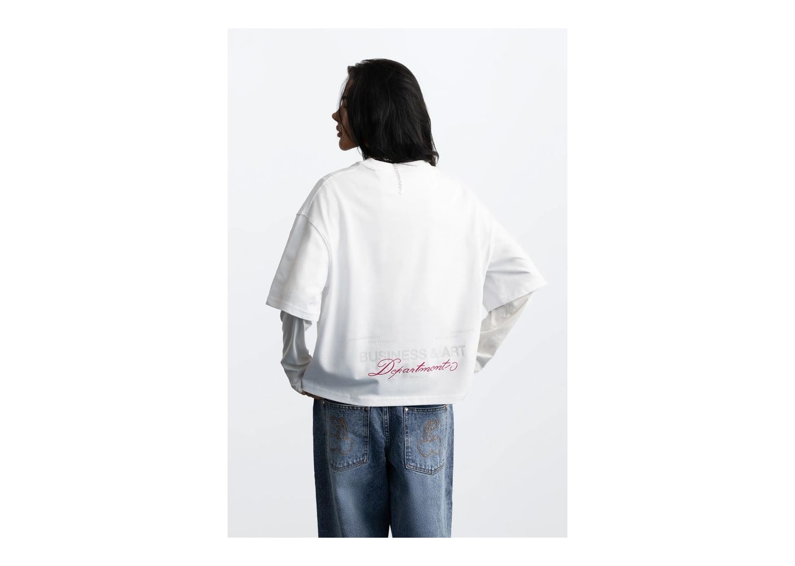 Nude Project Department Tee White - görsel 12