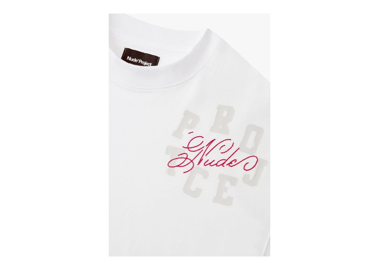 Nude Project Department Tee White - görsel 13