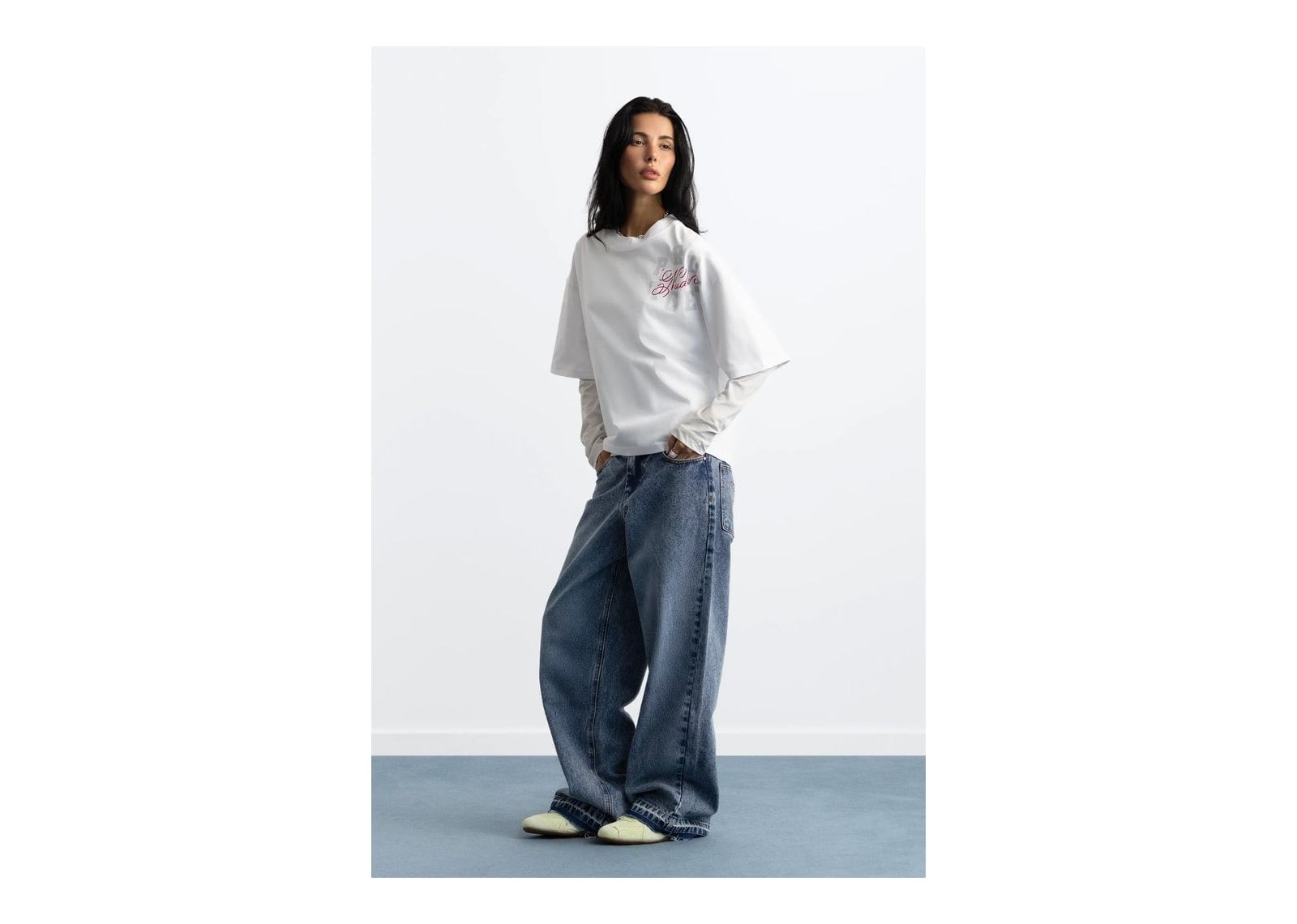 Nude Project Department Tee White - görsel 16