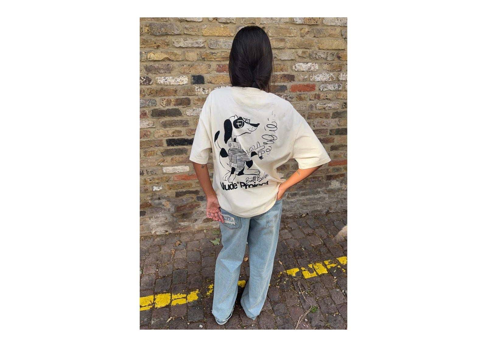 Nude Project Dogg Tee Ivory - görsel 10