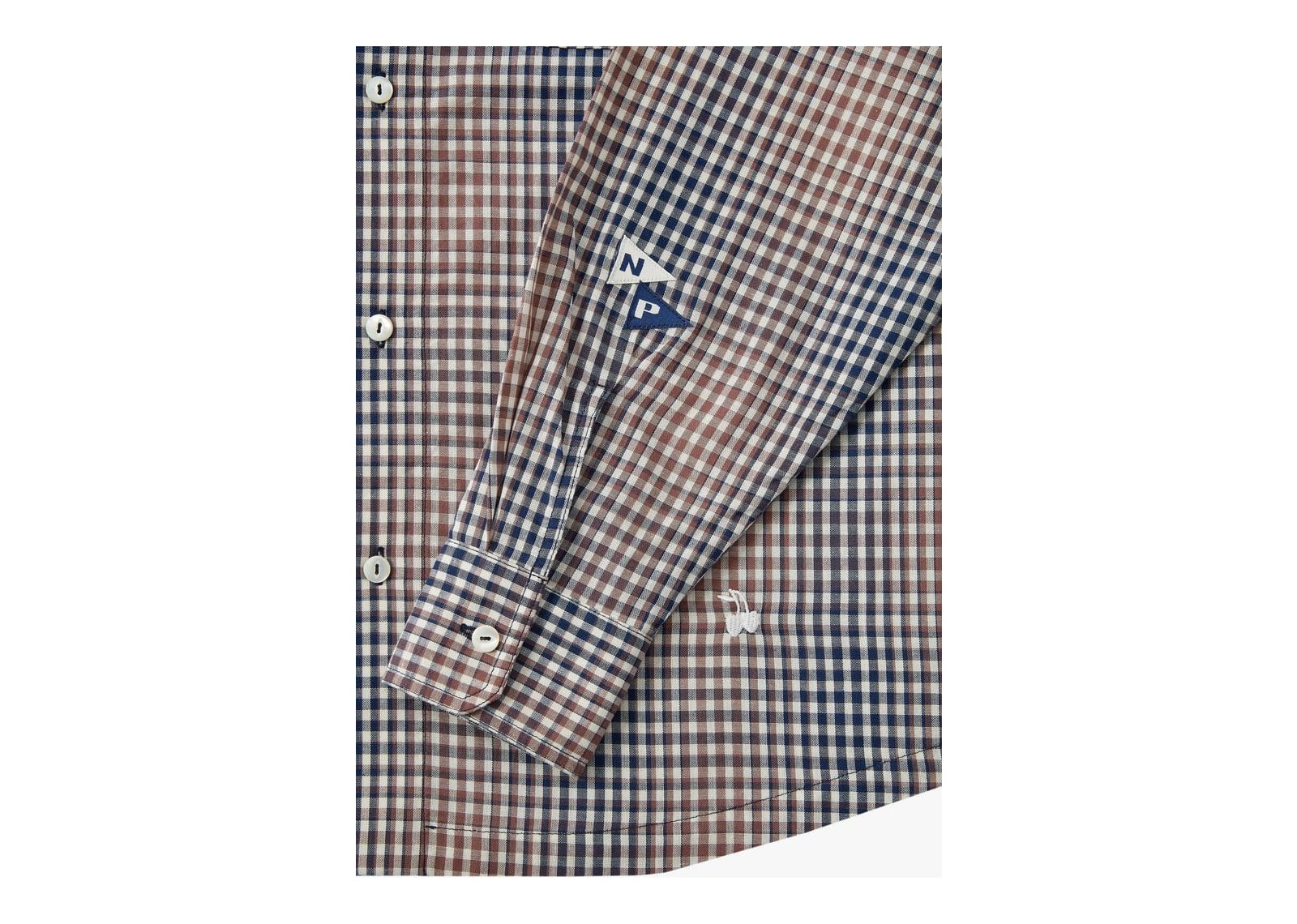 Nude Project Eagle Shirt Brown - görsel 14