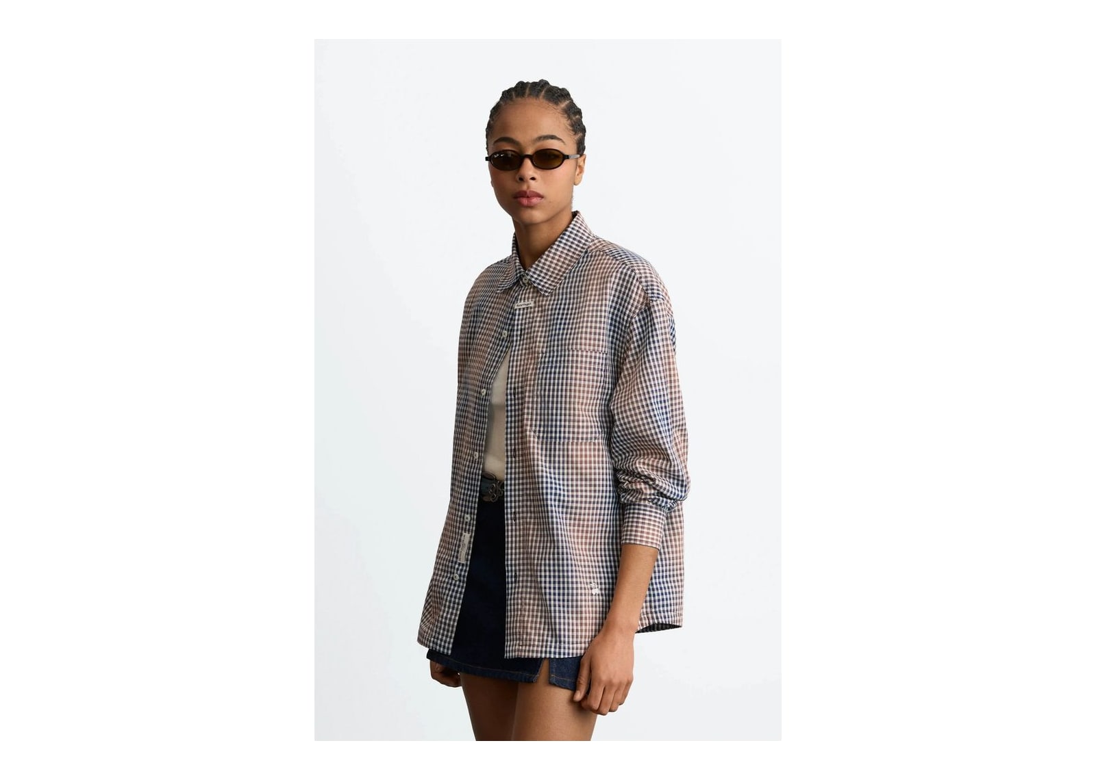 Nude Project Eagle Shirt Brown - görsel 7