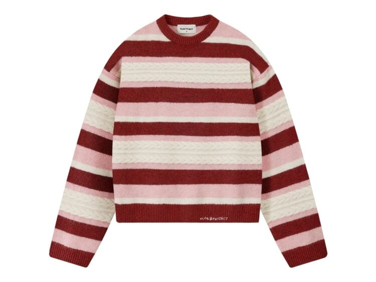 Nude Project Flamingo Knit Sweater Burgundy