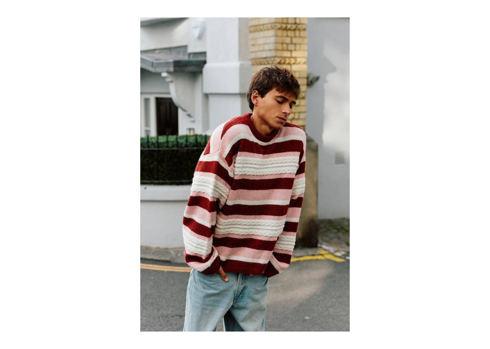 Nude Project Flamingo Knit Sweater Burgundy - görsel 10