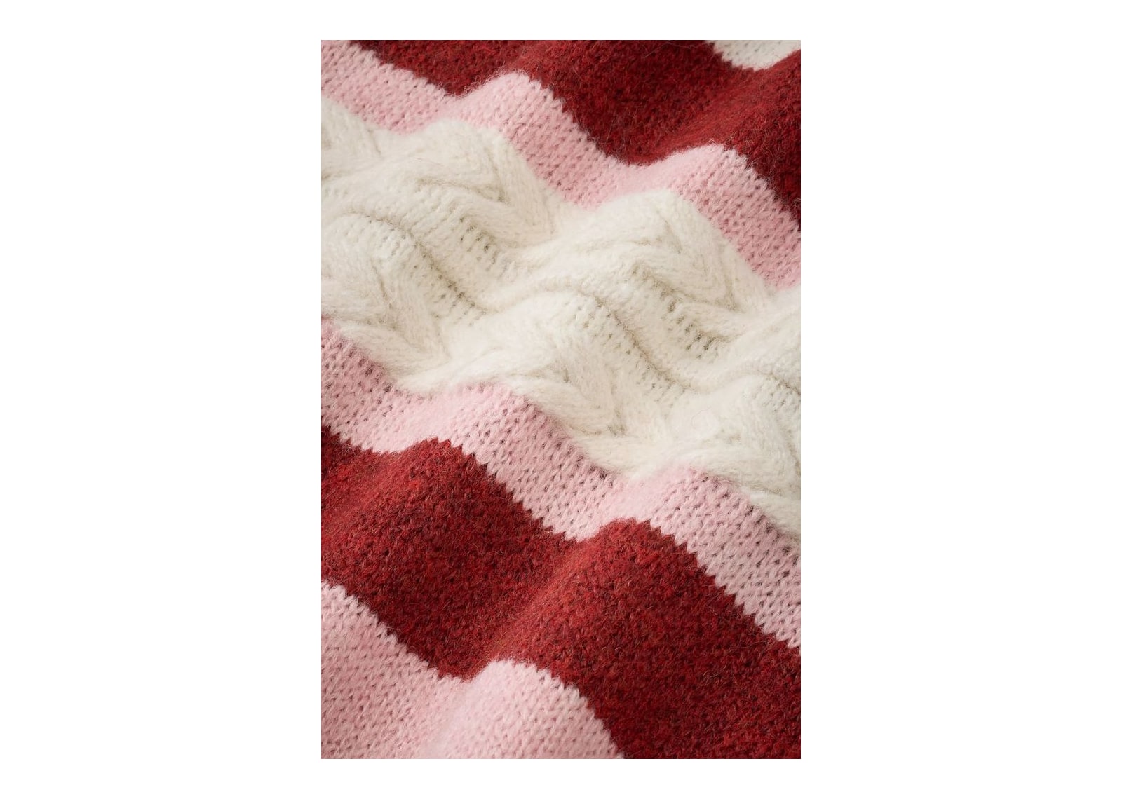 Nude Project Flamingo Knit Sweater Burgundy - görsel 14