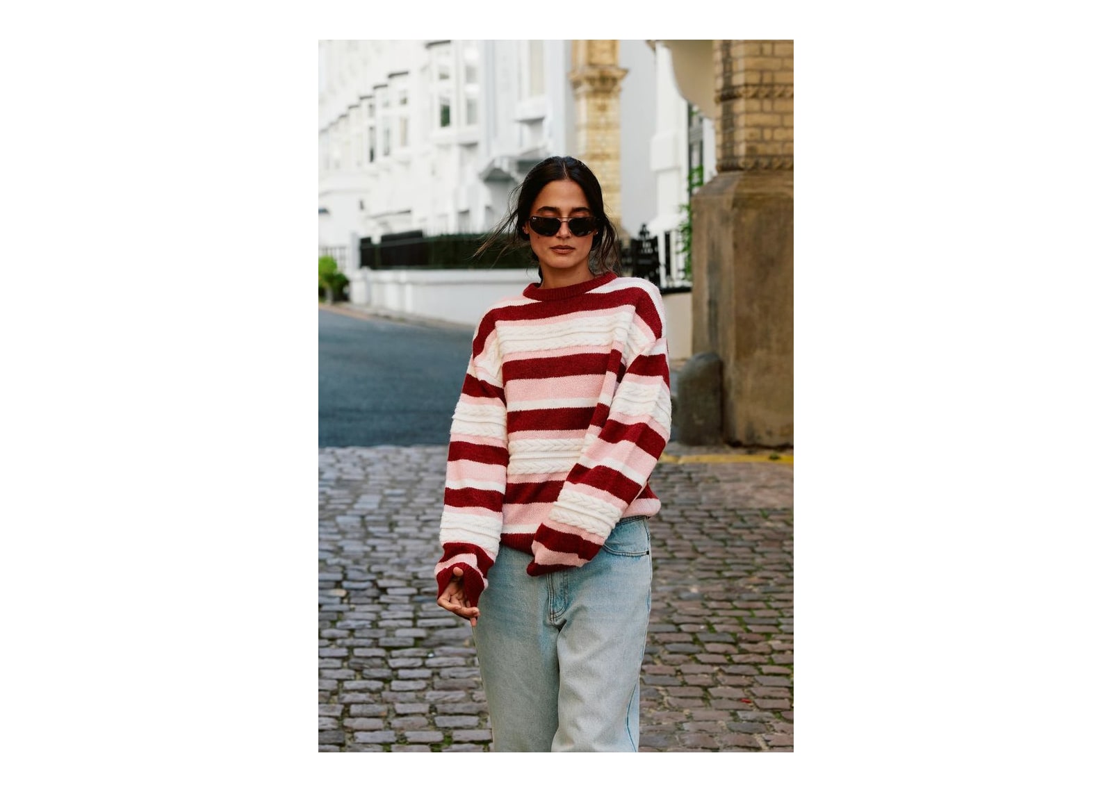 Nude Project Flamingo Knit Sweater Burgundy - görsel 2