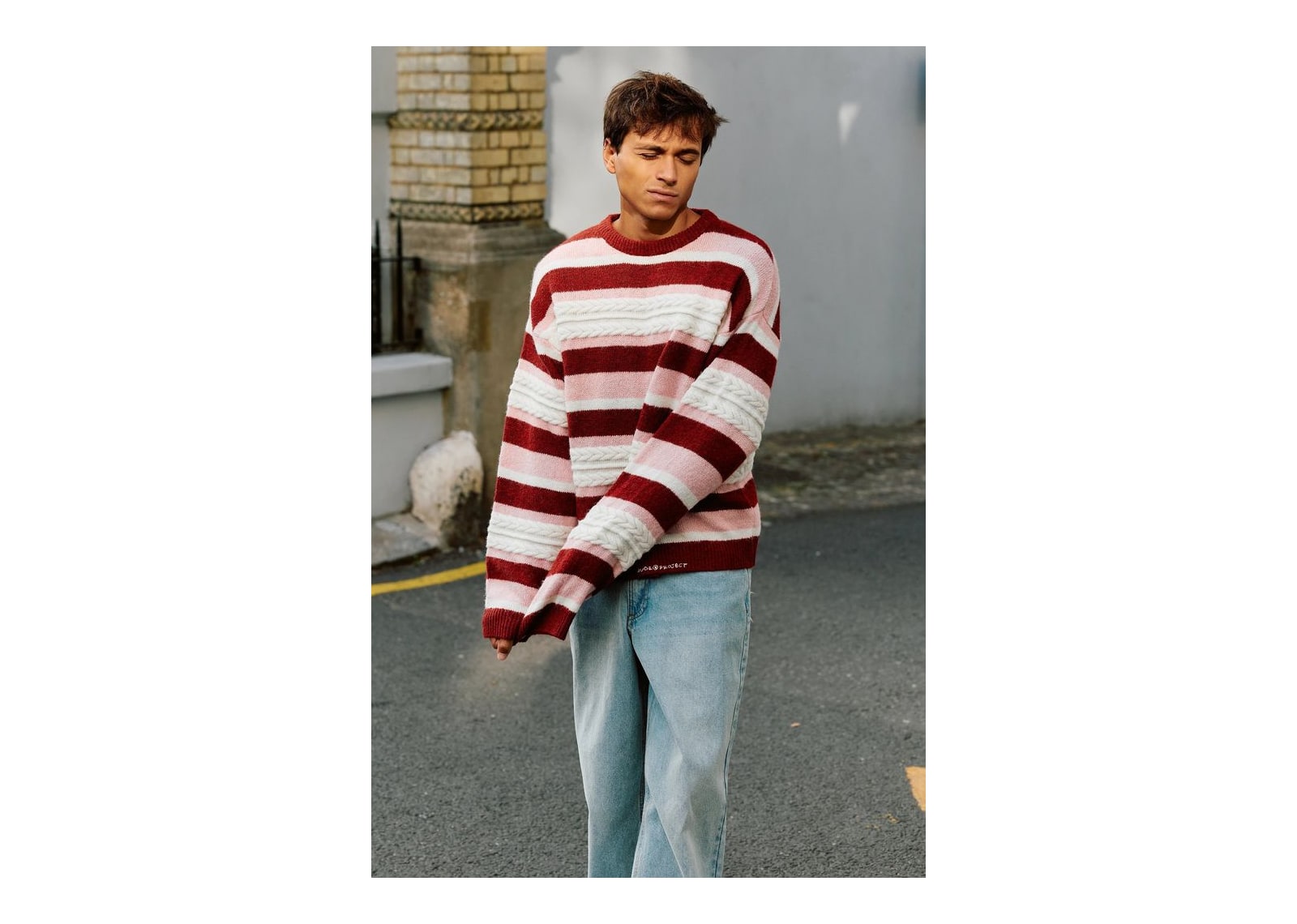 Nude Project Flamingo Knit Sweater Burgundy - görsel 3