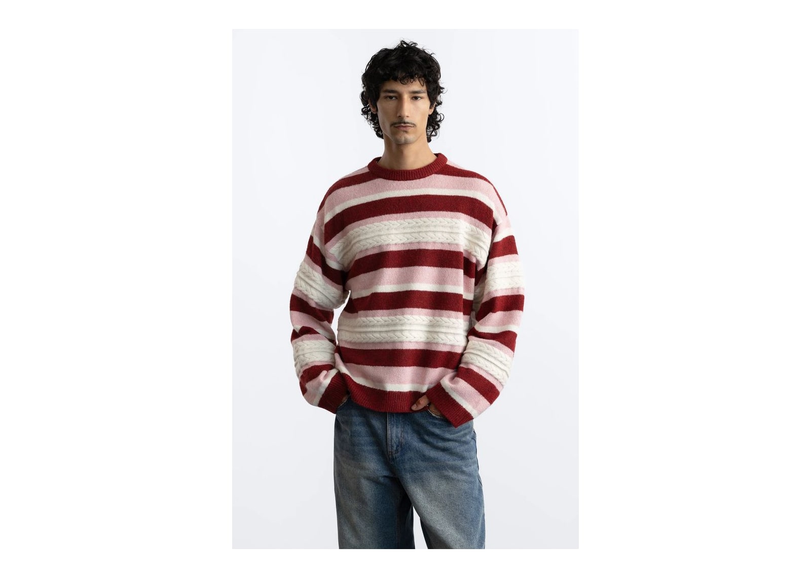 Nude Project Flamingo Knit Sweater Burgundy - görsel 4
