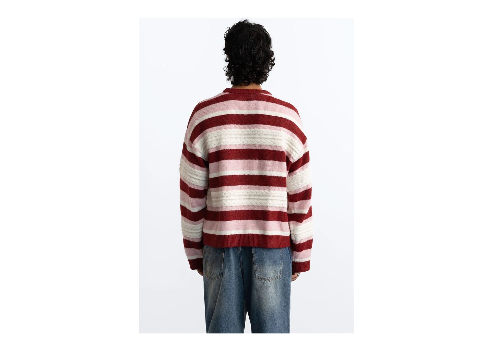 Nude Project Flamingo Knit Sweater Burgundy - görsel 5