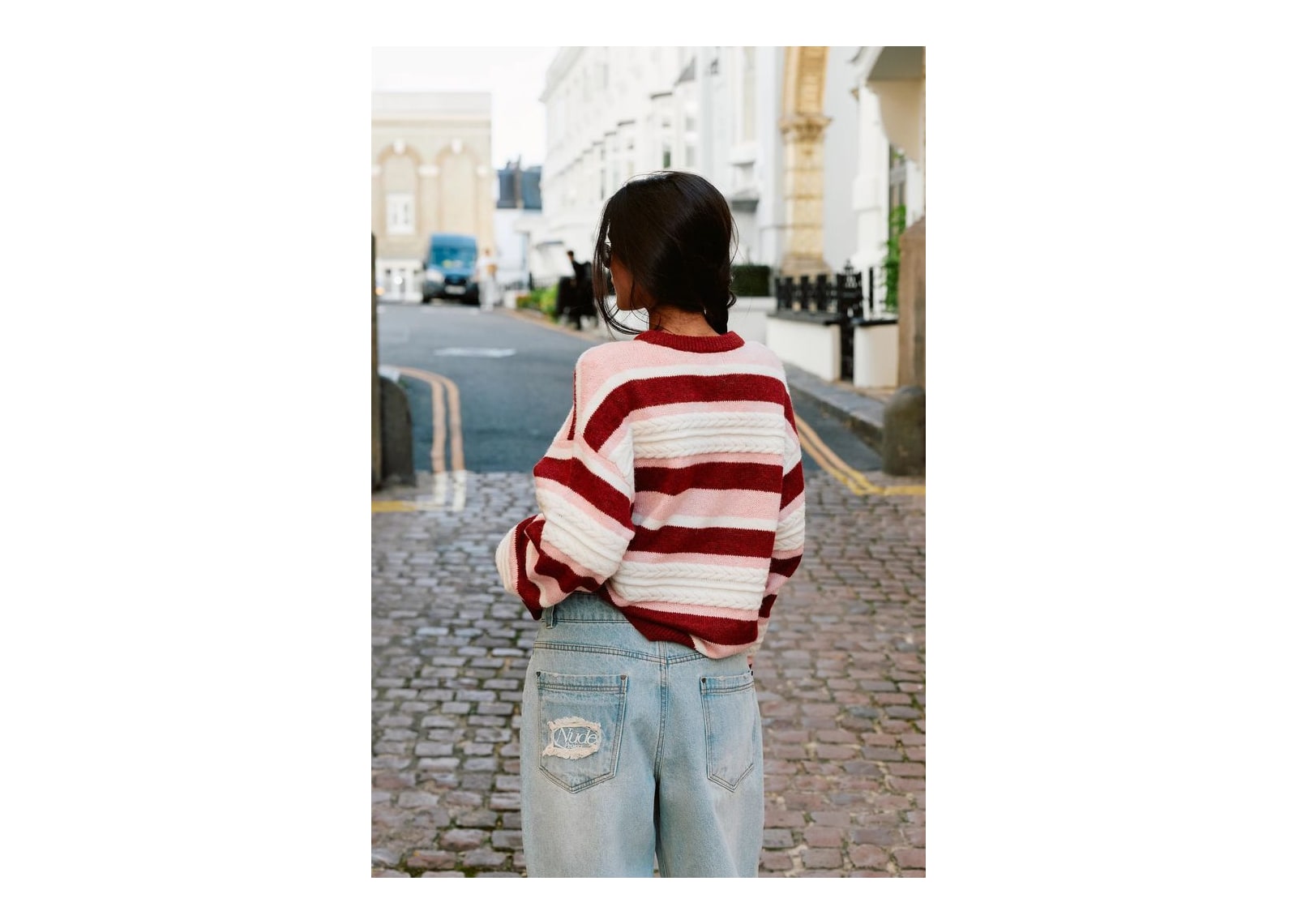 Nude Project Flamingo Knit Sweater Burgundy - görsel 7