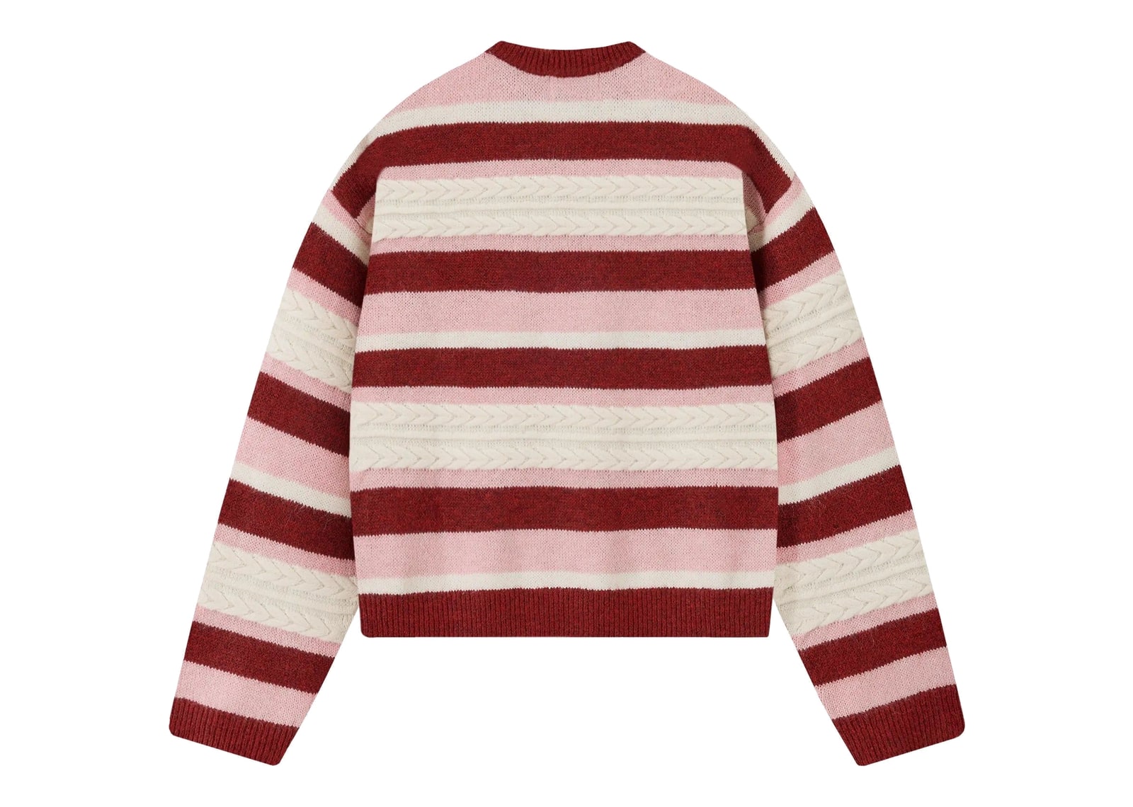 Nude Project Flamingo Knit Sweater Burgundy - görsel 8
