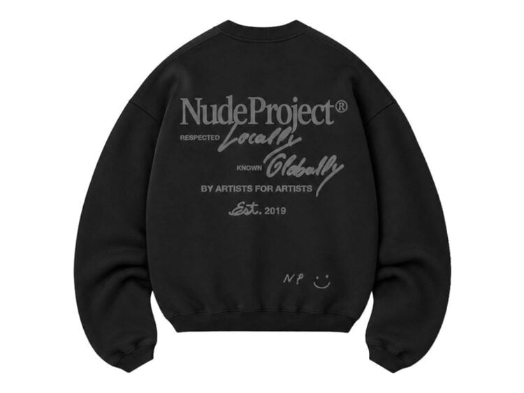 Nude Project Global Soon Sweatshirt Black