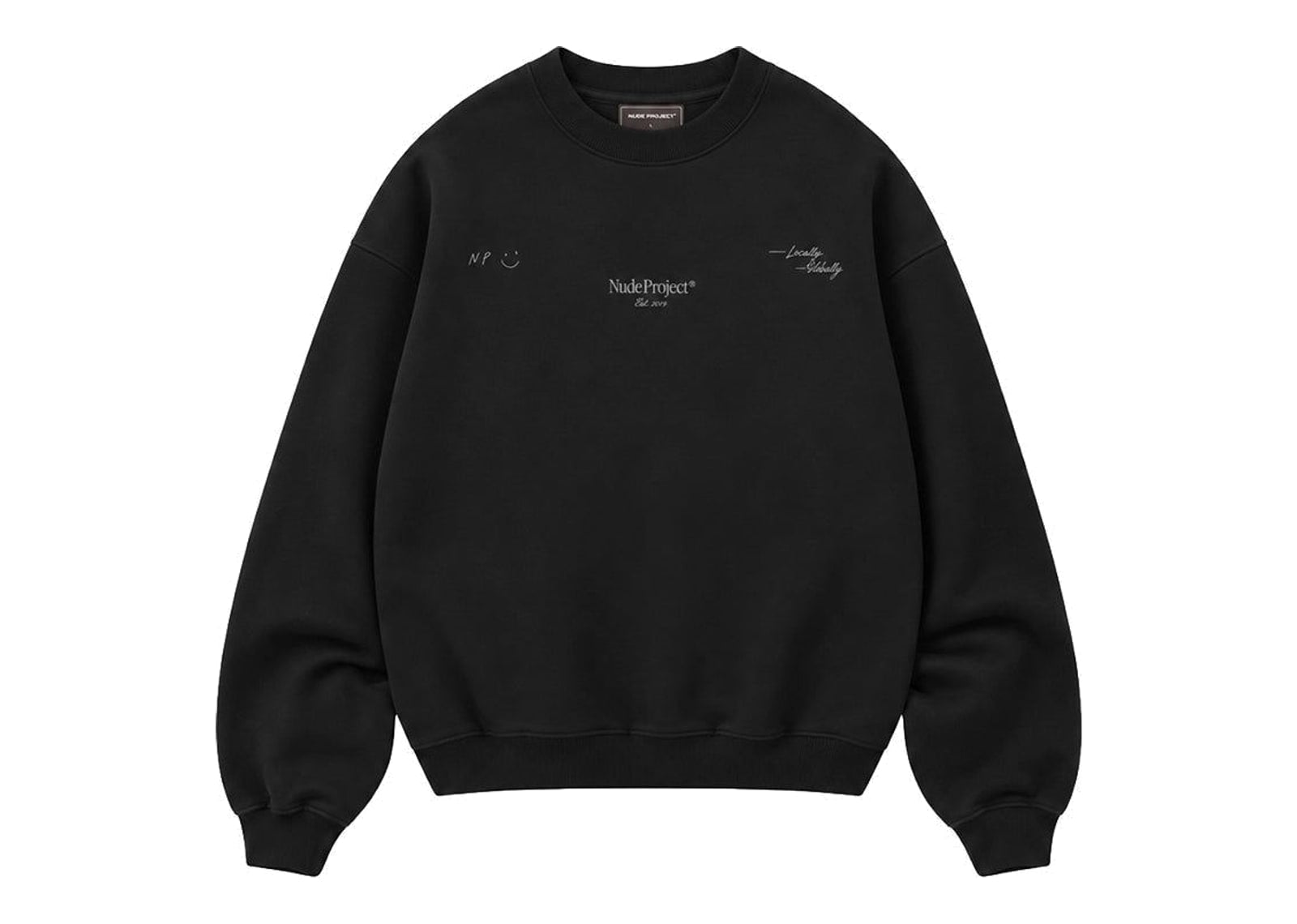 Nude Project Global Soon Sweatshirt Black - görsel 3
